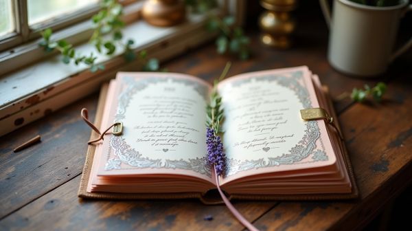 Écrivez des souvenirs inoubliables avec un livre d'or mariage